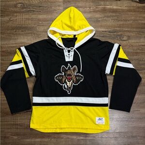 The Hundreds Black and Yellow Hooded Sweater